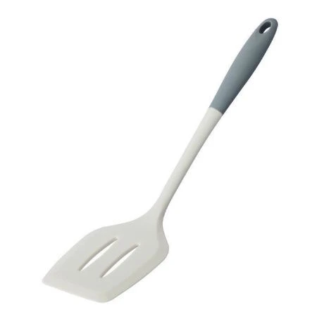 Лопатка кулинарная с прорезями 28,3*7см силикон Silicone 61-204 (144)