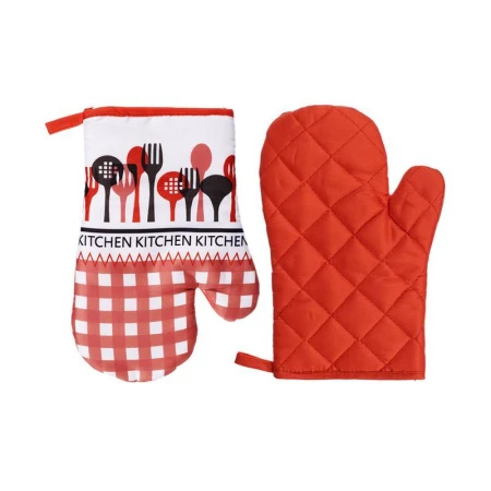 Прихватка-рукавица 27см полиэстер ТЕРРАКОТА (12/144)