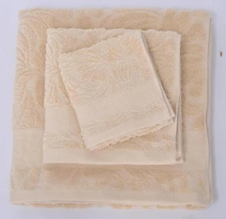 яяяПолотенце 50*90 кремовое JT3617-Reed Yellow