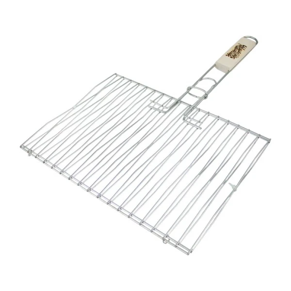 Решетка для барбекю РЫБА 620*338*250мм нерж.сталь 2К-РБ018/036 (25)