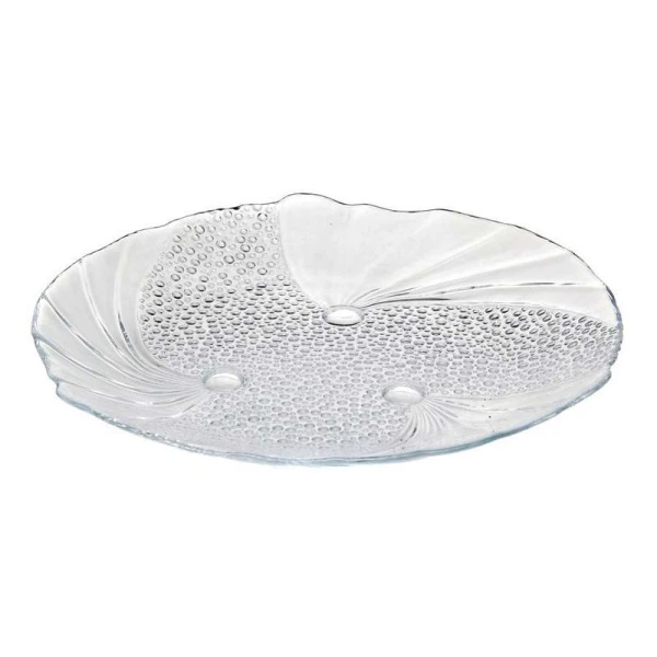 Тарелка мелкая 24см стекло ПАПИЙОН (12)