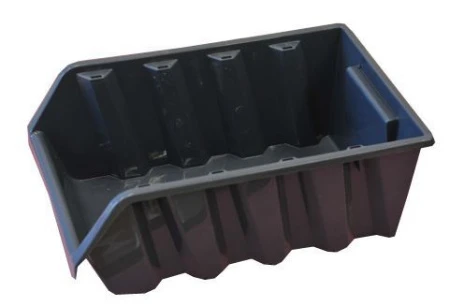 Ящик для метизов 37,5*22,5*16см серо-свинцовый