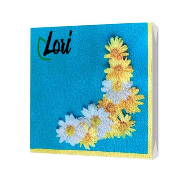 Салфетки бумажные Лори Комфорт 16шт. 2-х слойные 33*33 (16)