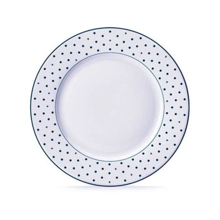 Тарелка мелкая 23см фарфор Teatro синий обеденная TET-32-B