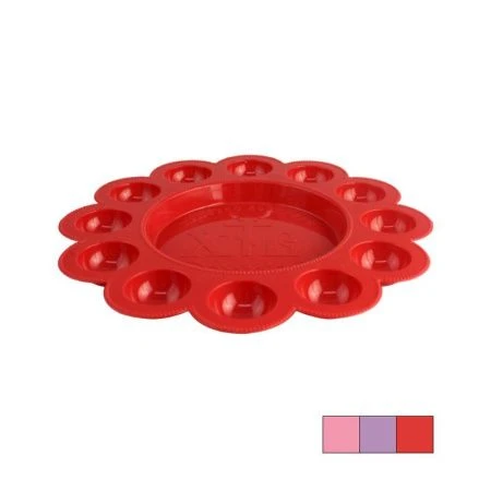 Подставка для яиц и кулича пластик (на 12шт.) №3 Пасхальная Бр.5.041 (50)