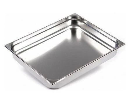 Гастроемкость 0,8мм нерж. сталь 2/1*4" 654*530*100мм без крышки 821-4 (6)