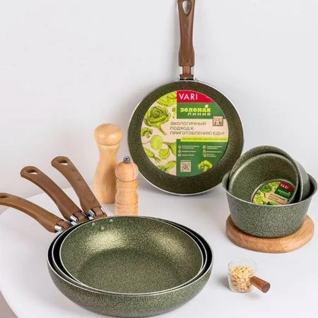 Форма для кулича 12см алюминий АП ЗЕЛЕНАЯ ЛИНИЯ ZL20712 (33)