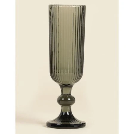 Бокалы для шампанского набор 2шт 150мл стекло МОДЕРН зеленый 18,5*5,5см