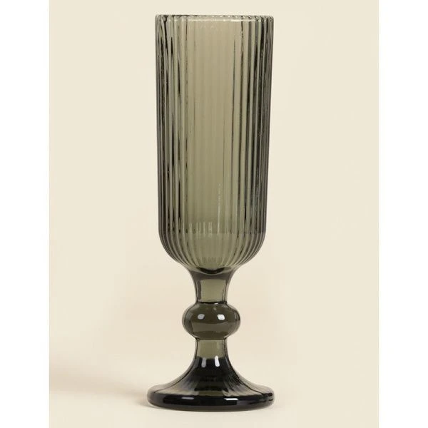 Бокалы для шампанского набор 2шт 150мл стекло МОДЕРН зеленый 18,5*5,5см Бокалы для шампанского набор 2шт 150мл стекло МОДЕРН зеленый 18,5*5,5см