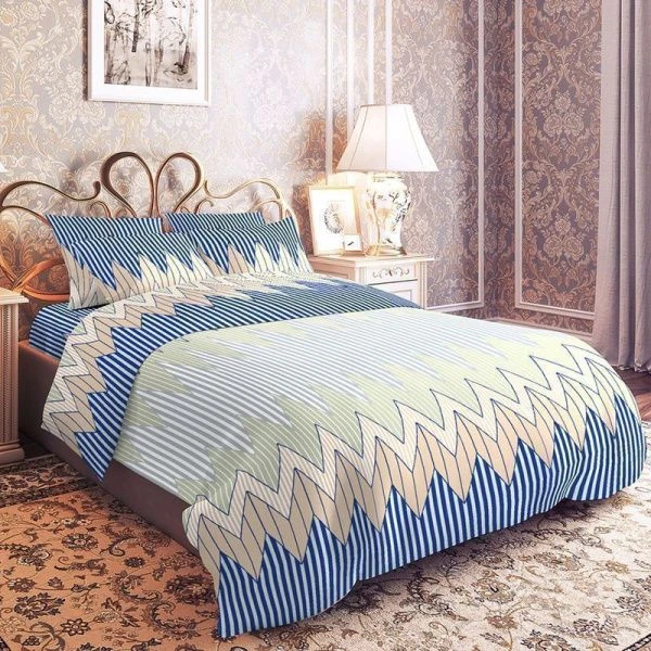 КПБ семейный бязь 100%хлопок Люкс Butterfly (пр.215*240, под.145*215*2, нав.70*70*2) рис. 7931/2