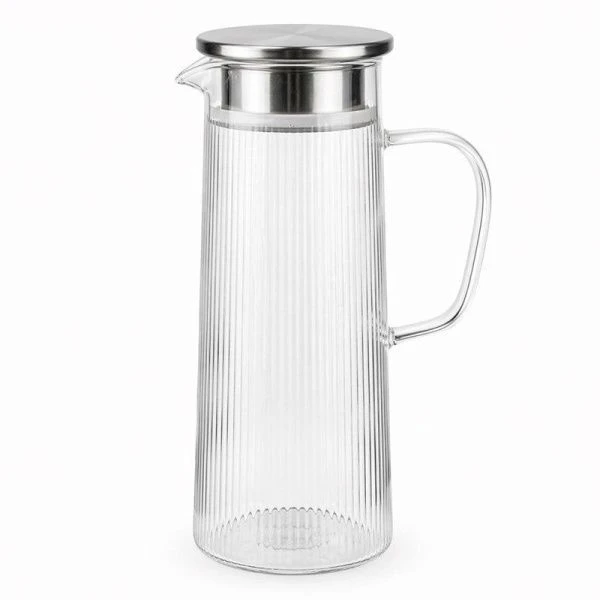 Кувшин 1,3л 24*8см стекло боросиликатное в подарочной коробке (24)