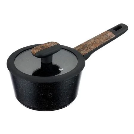 Ковш 1,3л алюминий АП Albero со стекл.крышкой 16см h8,5см индукция (6)