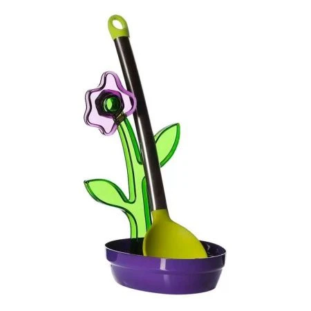 Подставка под ложку 12*15*23,5см пластик HEREVIN фиолетовая (12)