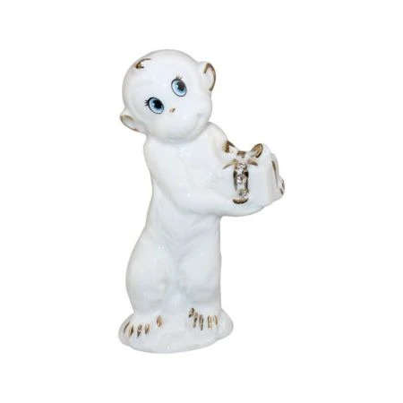 Фигурка Обезьянка фарфор 5,5*3,7*10см, B2916'DIN2807 (1-180)