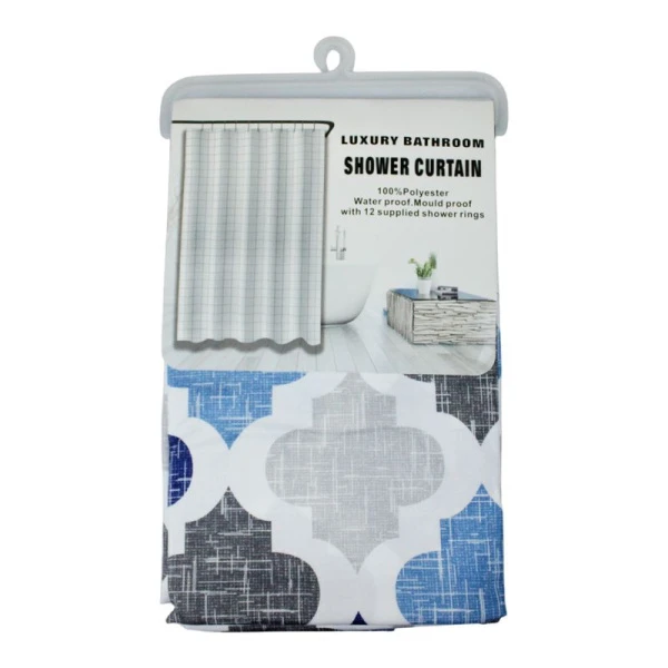 Штора для ванной 180*180см полиэстер (50)