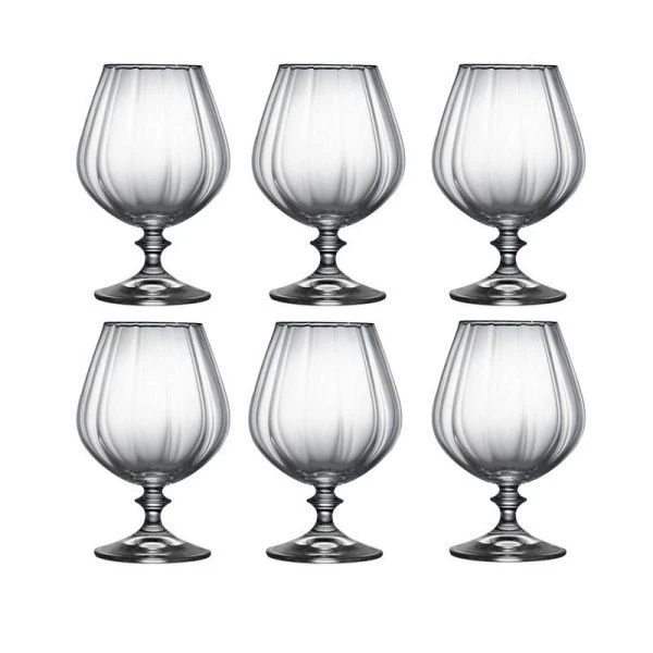 Бокалы для бренди набор 6шт 400мл стекло АНЖЕЛА 20733 ВЫВОД