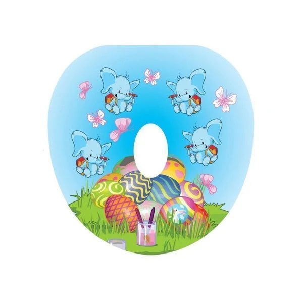 Сиденье на унитаз детское пластик мягкое с рисунком MPG4883 (30)