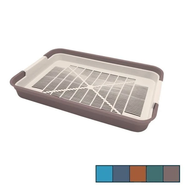 Туалет для кошек 40,5*26,5*5,5см пластик (4)