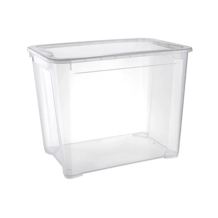 Ящик универсальный 70л 555*390*435мм пластик КРИСТАЛЛ XL бесцветный (5)