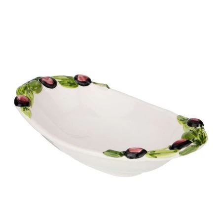 Салатник 31*17см керамика ОЛИВКИ (1)