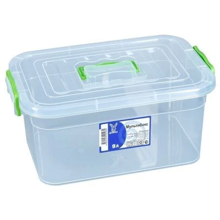 Контейнер пищевой 9л 35,5*23*16см пластик МУЛЬТИБОКС прозрачный (20)