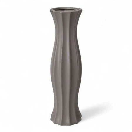 Ваза для сухоцветов 60см керамика серая JC-15991 (8)