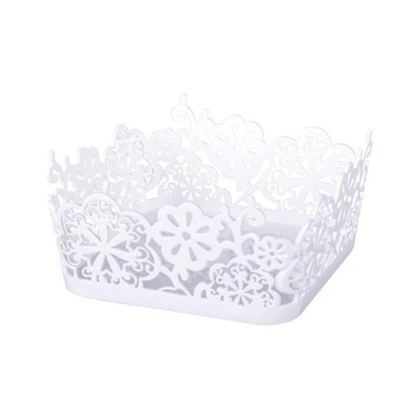 Сухарница 16,2*8,5см пластик Соната белая (30)