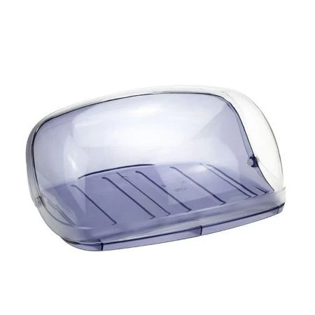 Хлебница пластик КРИСТАЛЛ малая сиреневый прозрачный (6)