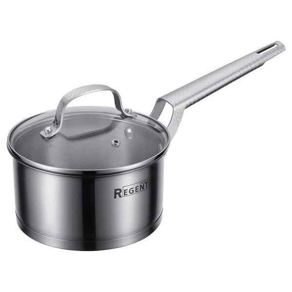 Ковш 1,7л h8,5см нерж.сталь Sirena со стекл.крышкой 16см 65-0116 (6)