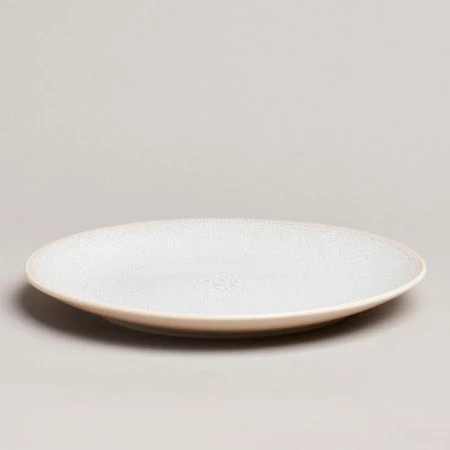 Тарелка мелкая 27см керамика Crocus бежевая обеденная (4/24)