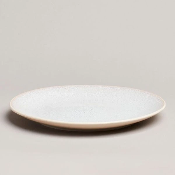 Тарелка мелкая 27см керамика Crocus бежевая обеденная (4/24)