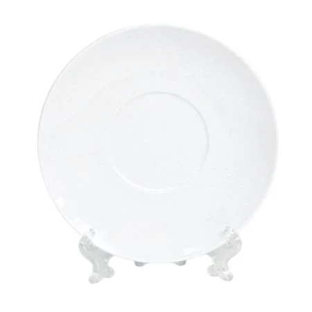 Блюдце чайное 14см фарфор белье СНЕЖНЫЙ БАРС (24)