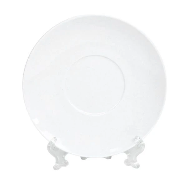 Блюдце чайное 14см фарфор белье СНЕЖНЫЙ БАРС (24)