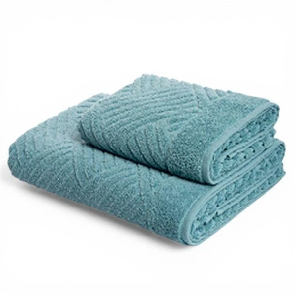 Полотенце махровое 70*140см ALBERTO зеленый 500гр