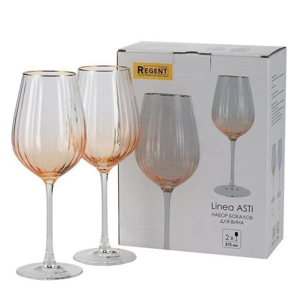 Бокалы для вина набор 2шт 575мл стекло ASTI 81-502 (12)