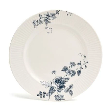 Тарелка мелкая 20см фарфор Blue Garden десертная (4/24)
