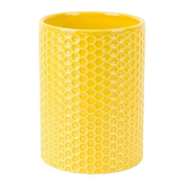 Подставка для столовых приборов 10*10*13,5см керамика Honey подар.уп. (24)