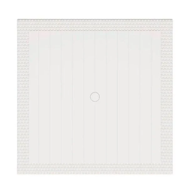 Стол пластик Ротанг-плюс 94*94*74см белый (1)