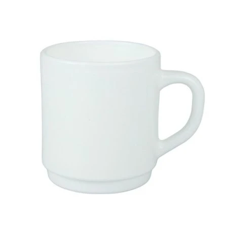 Кружка 250мл стеклокерамика БЕЛЬЕ d7,5см h8,5см (6/48)