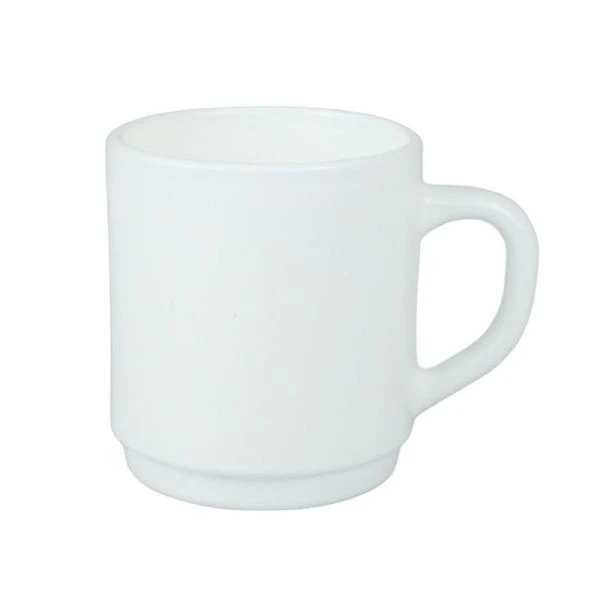 Кружка 250мл стеклокерамика БЕЛЬЕ d7,5см h8,5см (6/48)