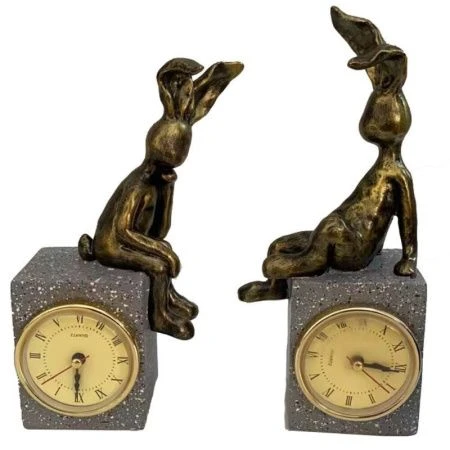 Фигурка Кролик с часами 10*7,5*22,5см 2 вида (24)