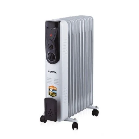 Обогреватель масляный Centek CT-6201 2000Вт 9 секций 20м, 3 режима, терморегулятор, защ.от перегрева