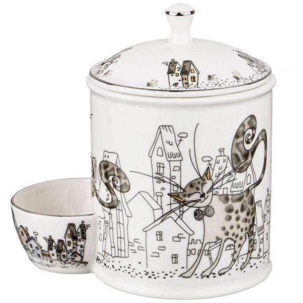 Банка для соли фарфор КОТИКИ