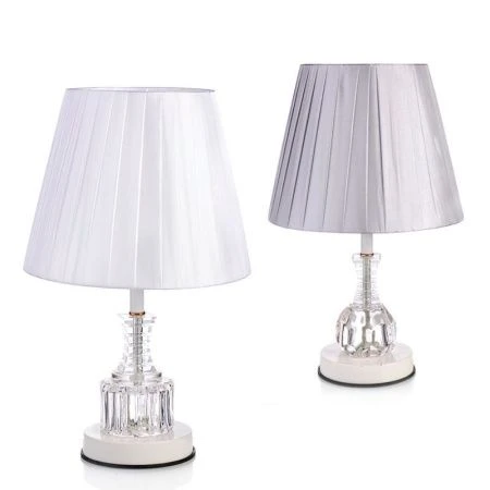 Лампа настольная с абажуром металл/пластик 40см Е27 GF-6 (24)