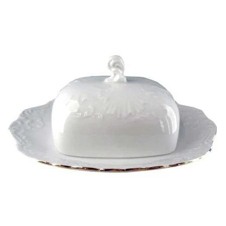 Масленка фарфор ЗОЛОТАЯ ОТВОДКА Рококо OMDZ21-31