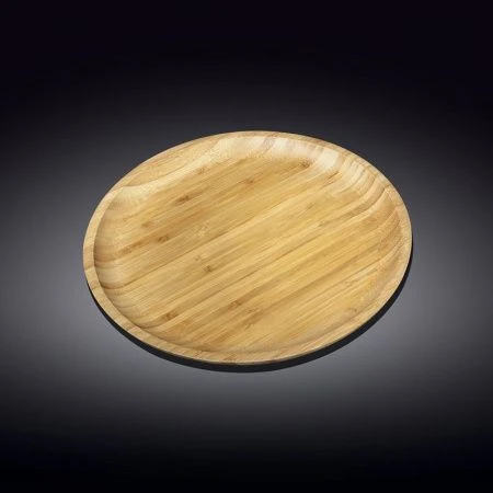 Тарелка мелкая 25,5см бамбук круглая WL-771034/A (6/48)