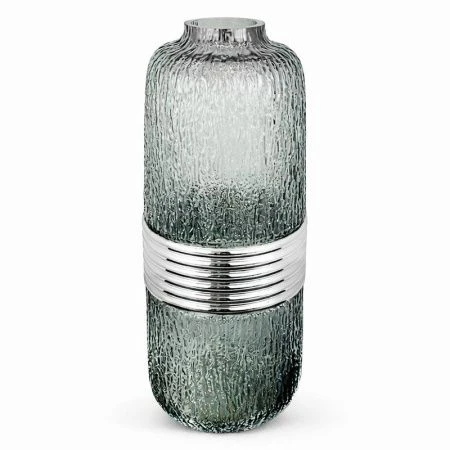 Ваза для цветов 35*6,5*13см стекло графит JC-15894 (15)