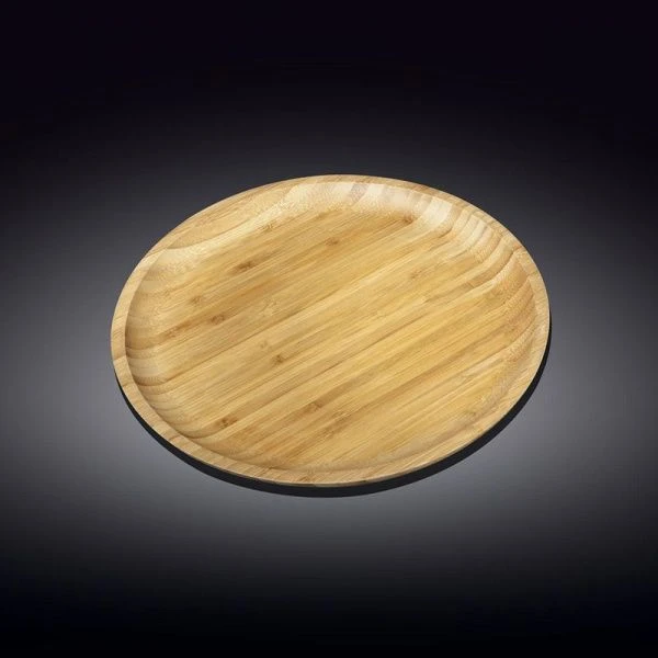 Тарелка мелкая 25,5см бамбук круглая WL-771034/A (6/48)