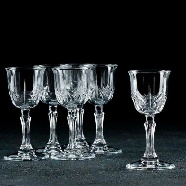 Рюмки набор 6шт 58мл стекло КАРАТ (8)