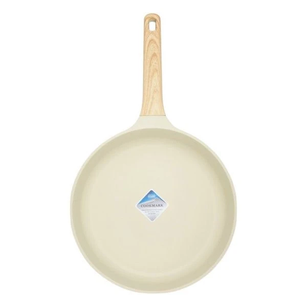 Сковорода 28см h5,9см алюминий АП RAN ручка soft-touch имит. дерева индукция бежевая (6)